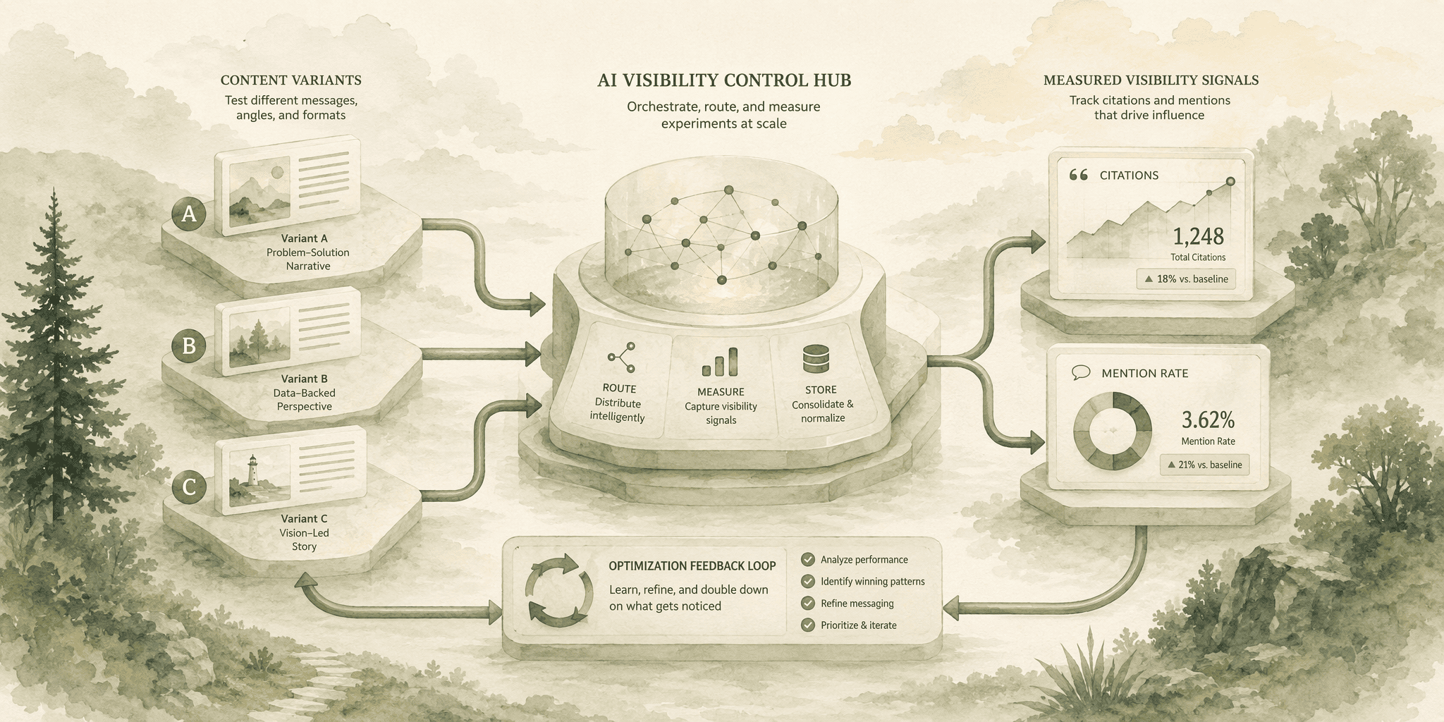 Illustration for 3. AirOps, AI Visibility Workflows with Enterprise-Scale Experimentation