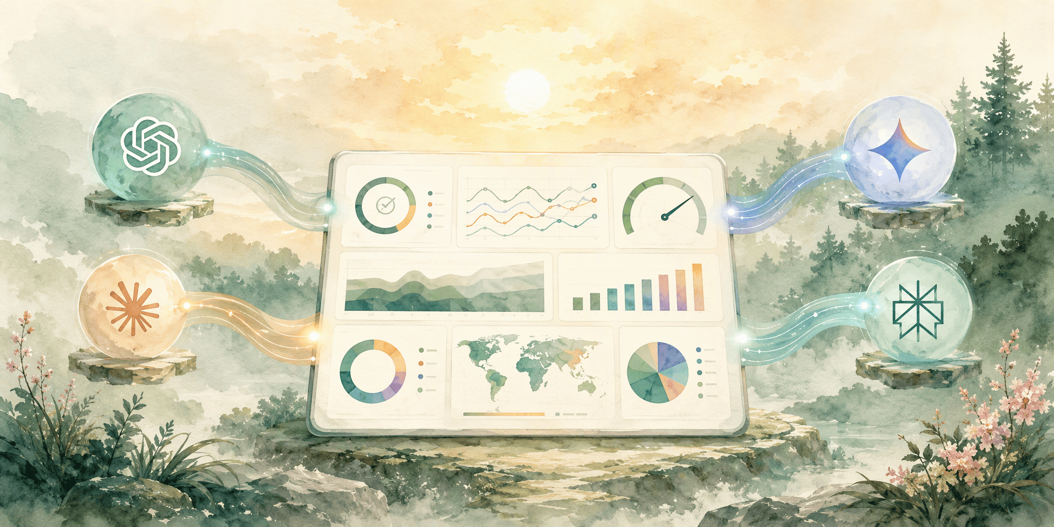 Illustration for 1. Siftly, AI-Generated Answer Monitoring and Brand Description Accuracy Across ChatGPT, Claude, Gemini, and Perplexity