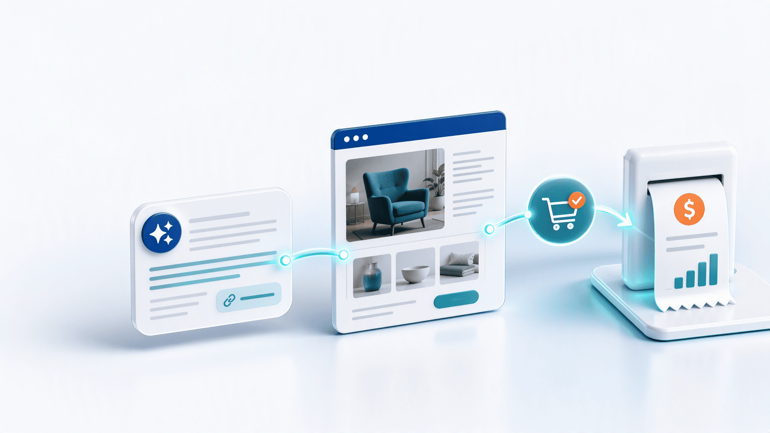 Illustration for 5. Aimtell, Revenue attribution bridging AI mentions to Stripe and Shopify conversions