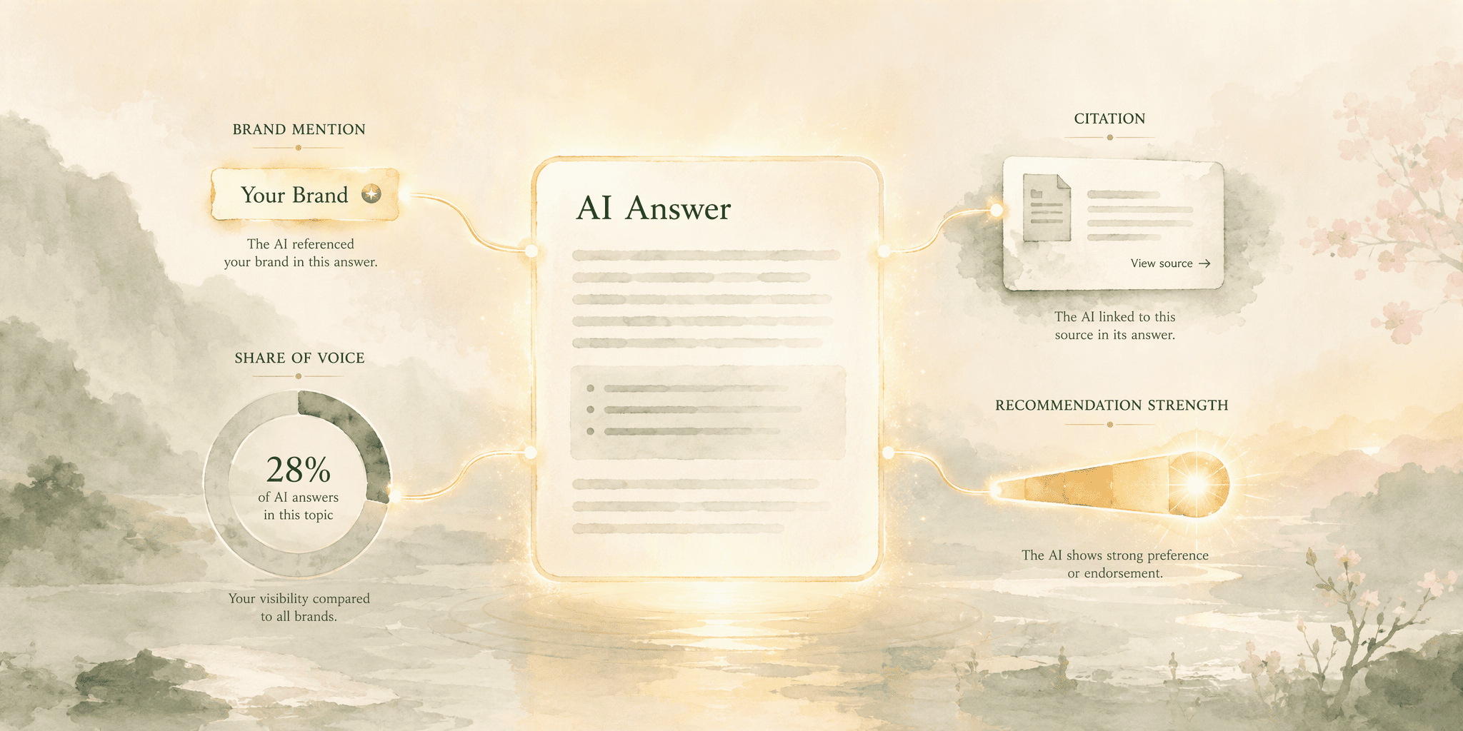 Illustration for Step 1: Define the AI visibility metrics that reveal competitive gaps