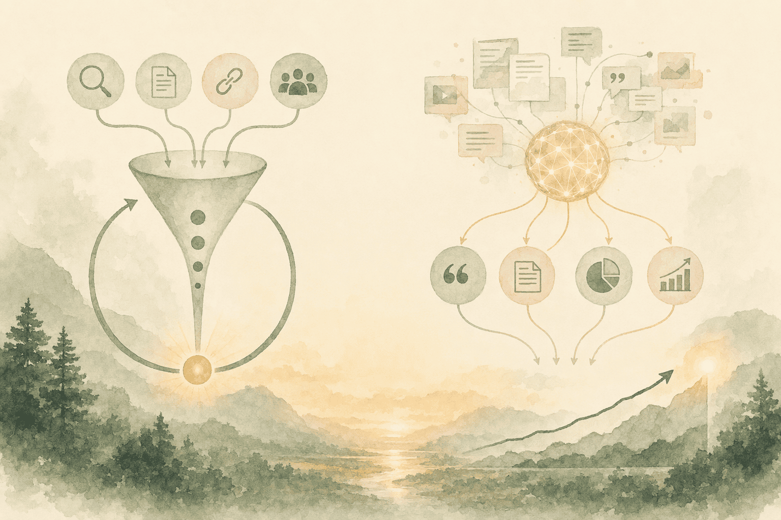 Illustration for: What Makes AI Search Optimization ROI Different From Traditional SEO Metrics