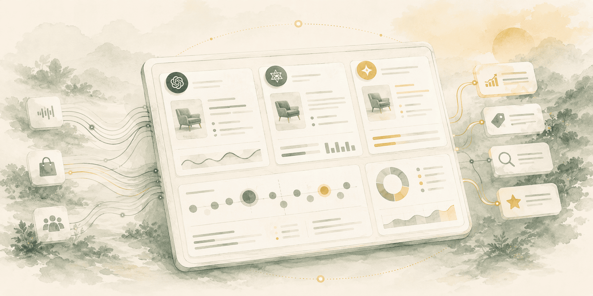 Illustration for 1. Siftly: All-in-One AI Shopping Visibility Platform for Monitoring, Optimization, and Competitive Intelligence