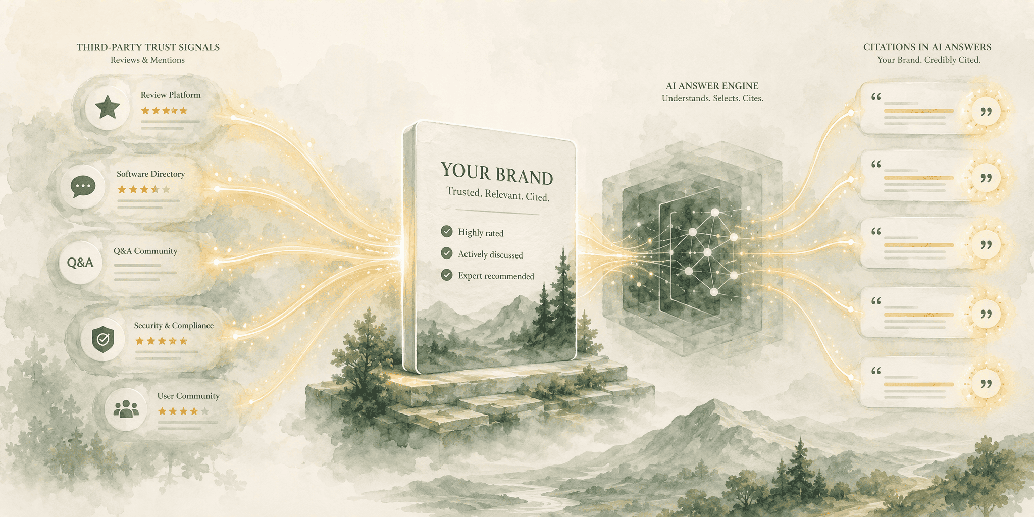 Illustration for The Review Economy: Using Third-Party Signals as AI Citation Drivers