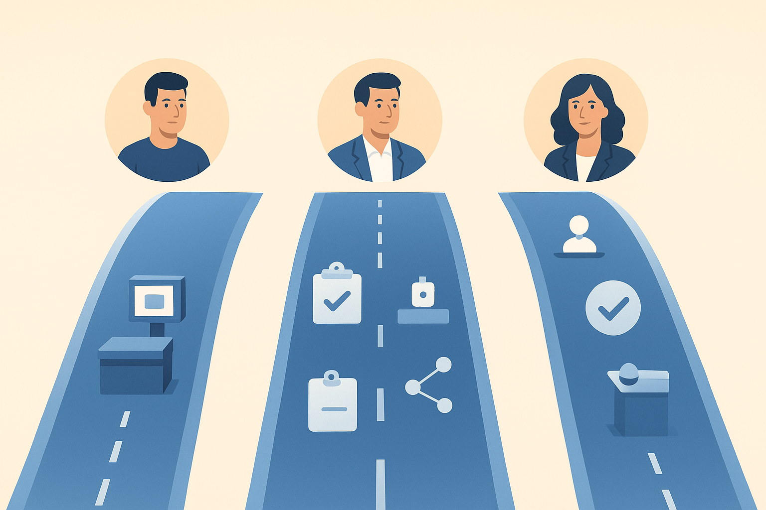 Illustration for: Support Model Comparison: Self-Service Vs. White-Glove Vs. Hybrid