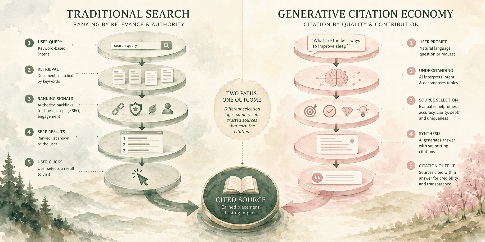 Illustration for Step 1: Map the Generative Engine Landscape and Understand the New Citation Economy