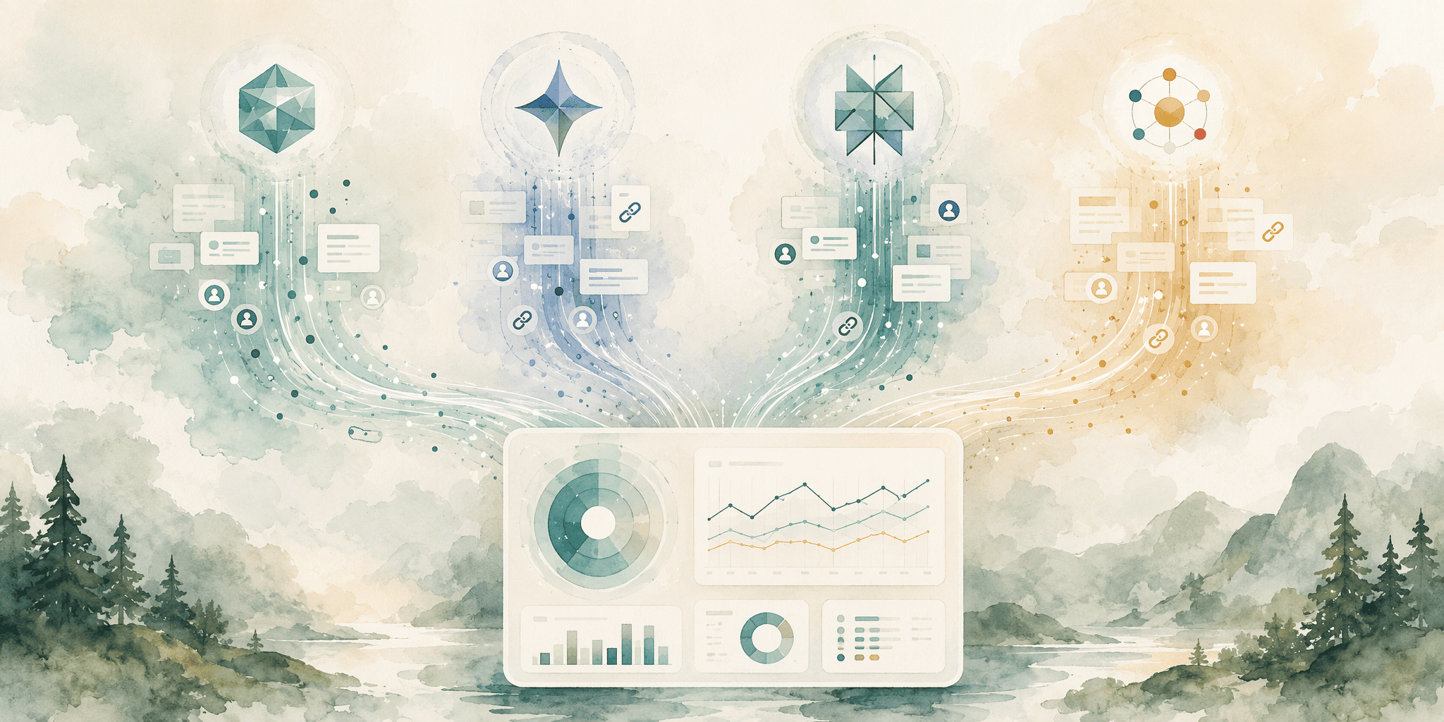 Illustration for 4. Siftly: Generative Engine Optimization Platform Tracking AI Citations Across ChatGPT, Gemini, and Perplexity