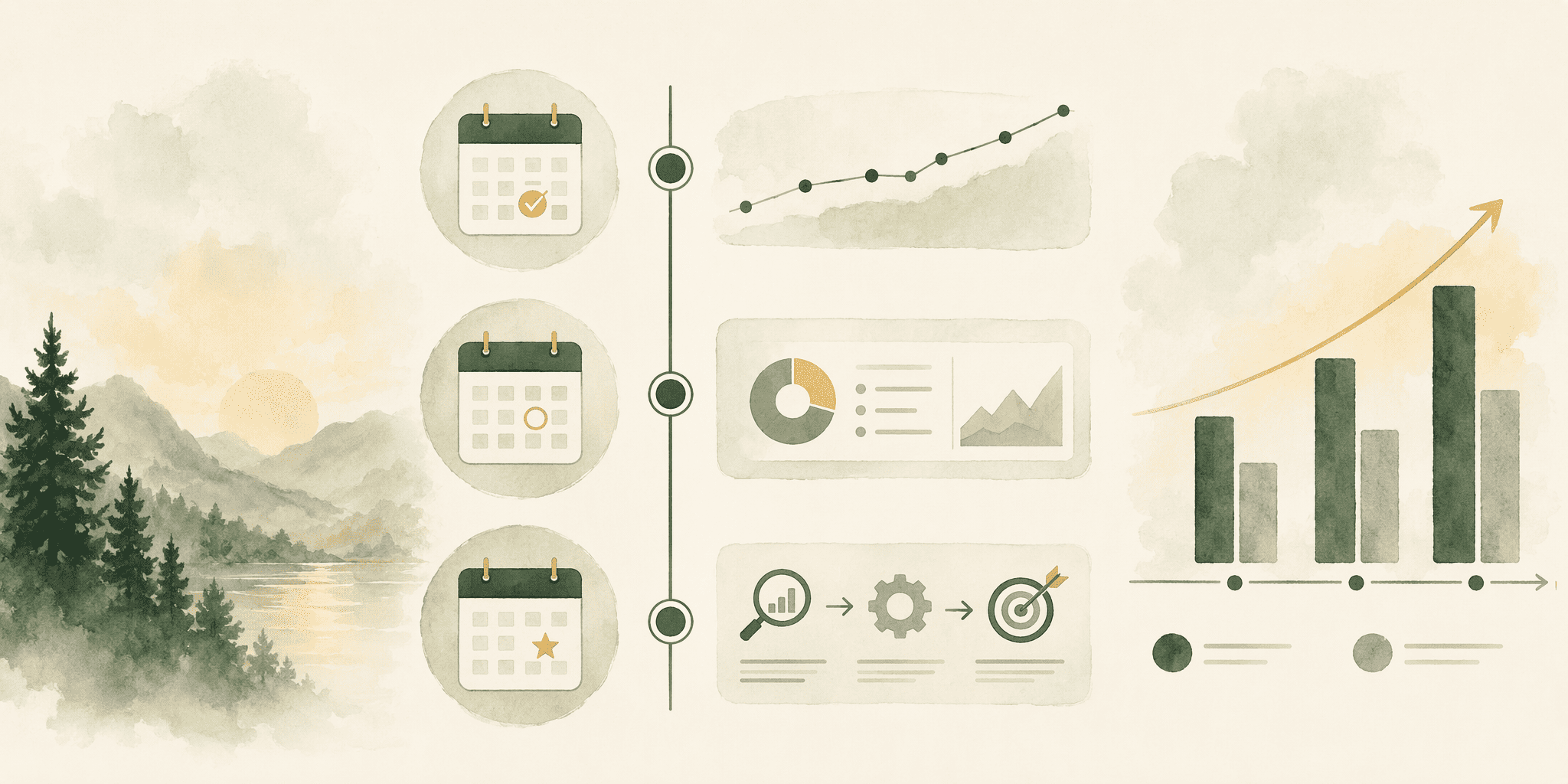 Illustration for Step 7: Establish a Review Cadence and Optimize Your Brand's Visibility Over Competitors