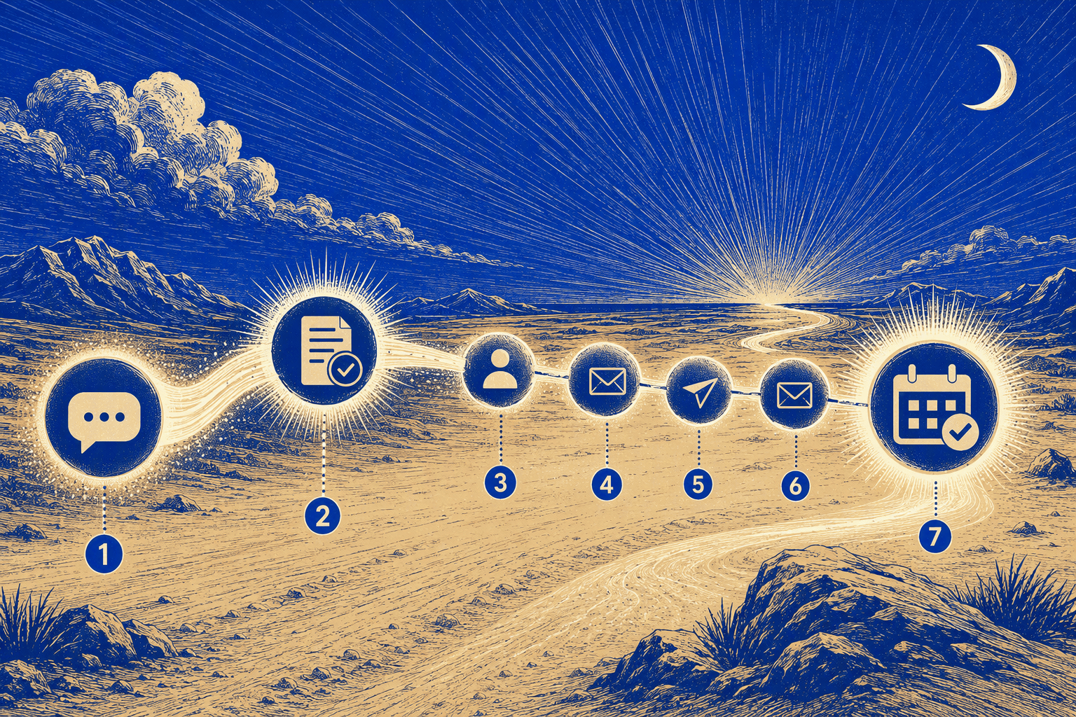 Illustration for 2. Kalendar AI: Conversation-First AI Visibility for Automated Sales Pipeline Generation