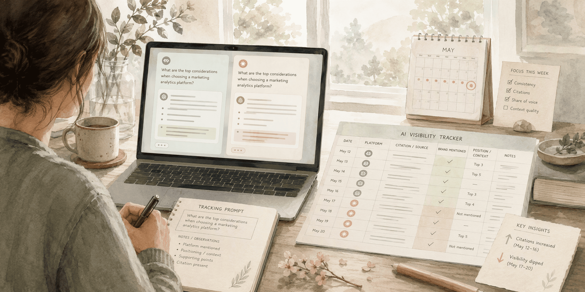 Illustration for 7. ChatGPT Search Analytics (Manual Method)