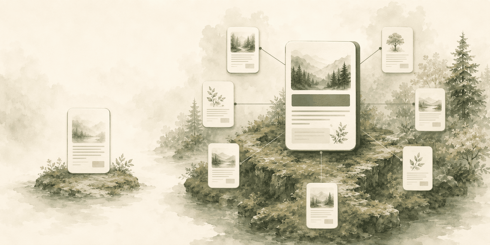 Illustration for 8. WriterZen, Building Thematic Clusters That AI Models Favor