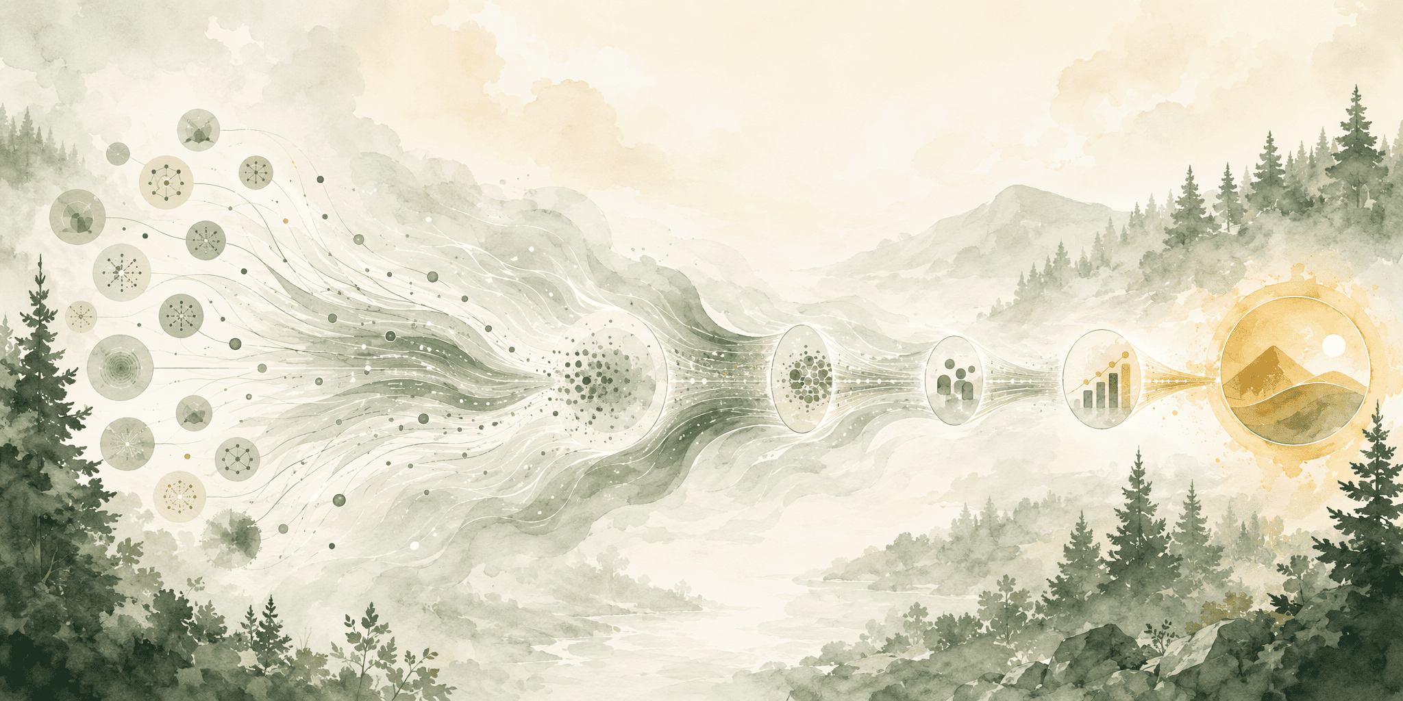 Illustration for 1. Siftly: The Full-Funnel Visibility-to-Revenue Chain