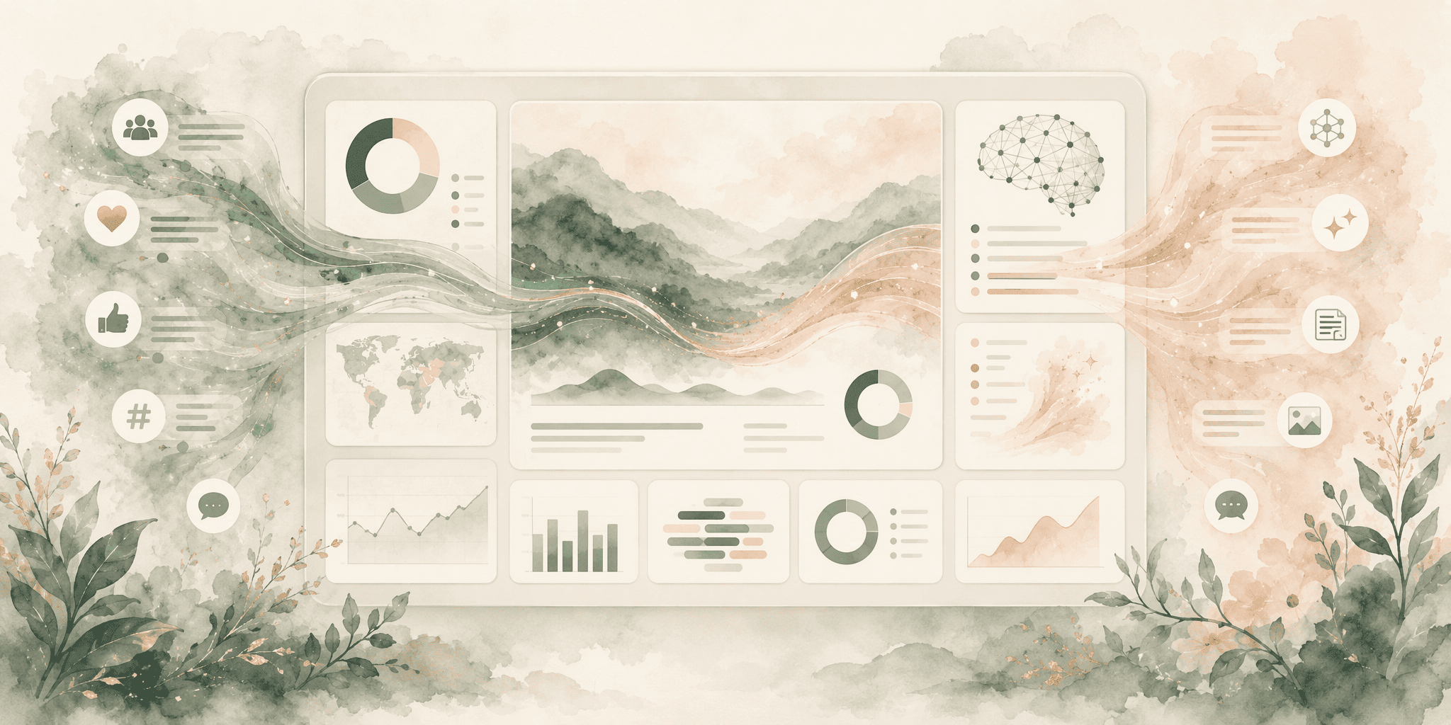 Illustration for 4. Brandwatch, Best for enterprise social listening extended into generative AI platforms