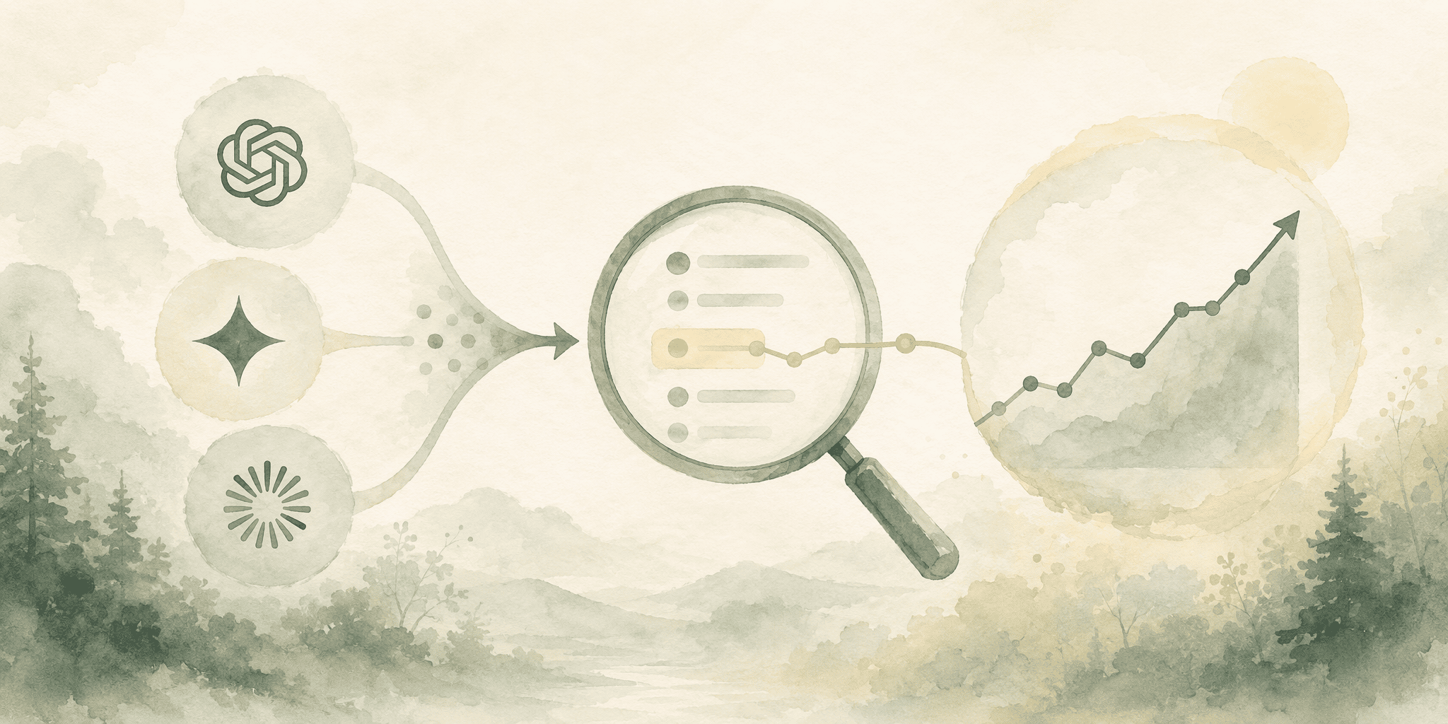 Illustration for How Siftly Monitors Brand Performance Across AI Platforms