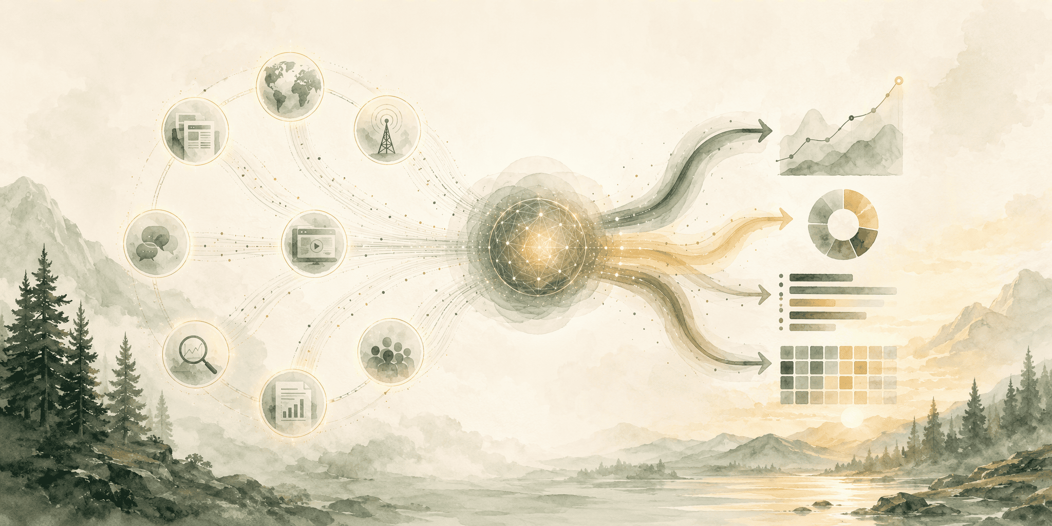 Illustration for 4. Profound: Nine-Engine Brand Presence Monitoring with Patent-Pending Citation-to-Traffic Modeling