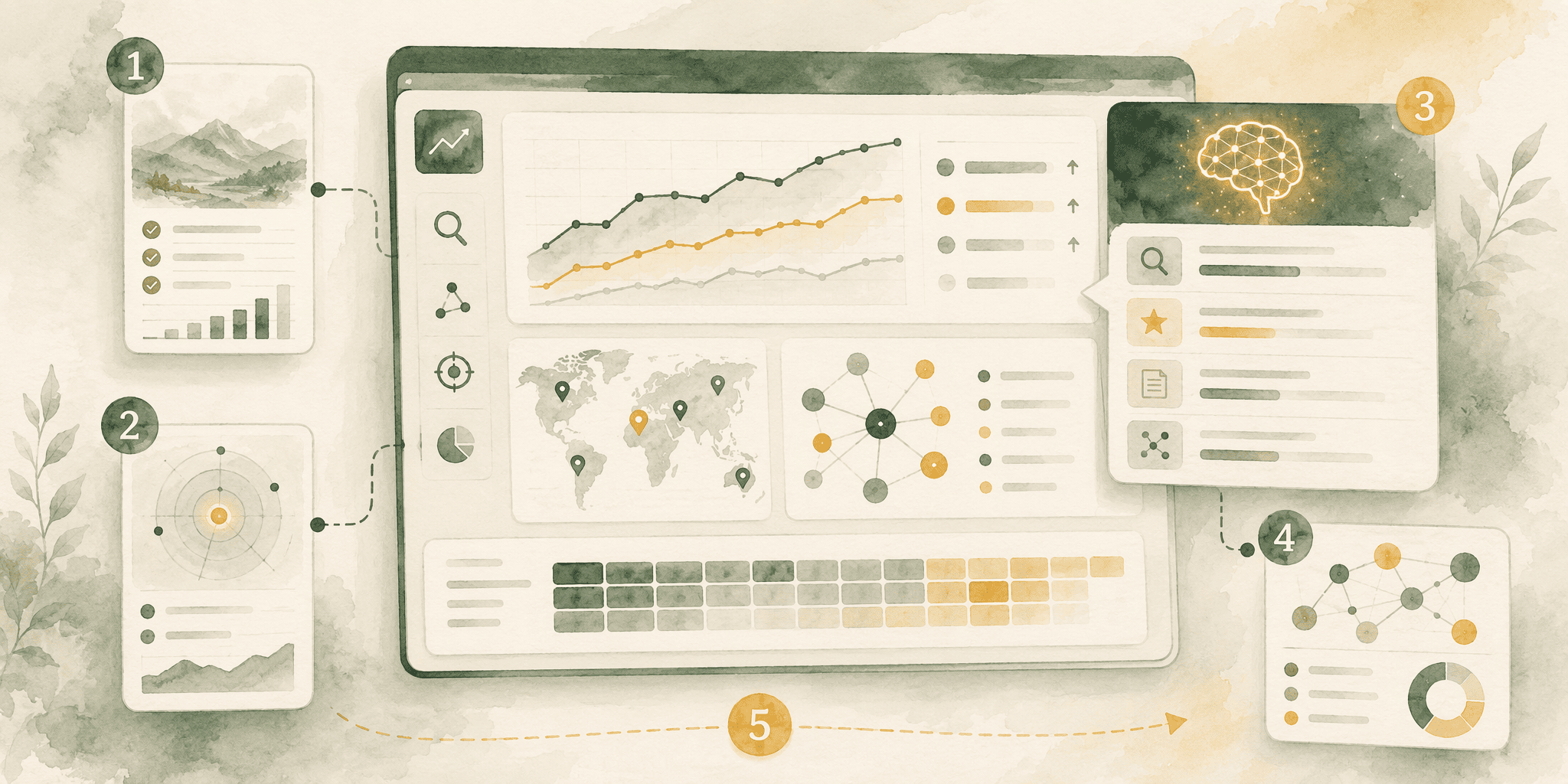 Illustration for 3. Semrush AI Visibility Toolkit, Extending Enterprise SEO into Generative Results