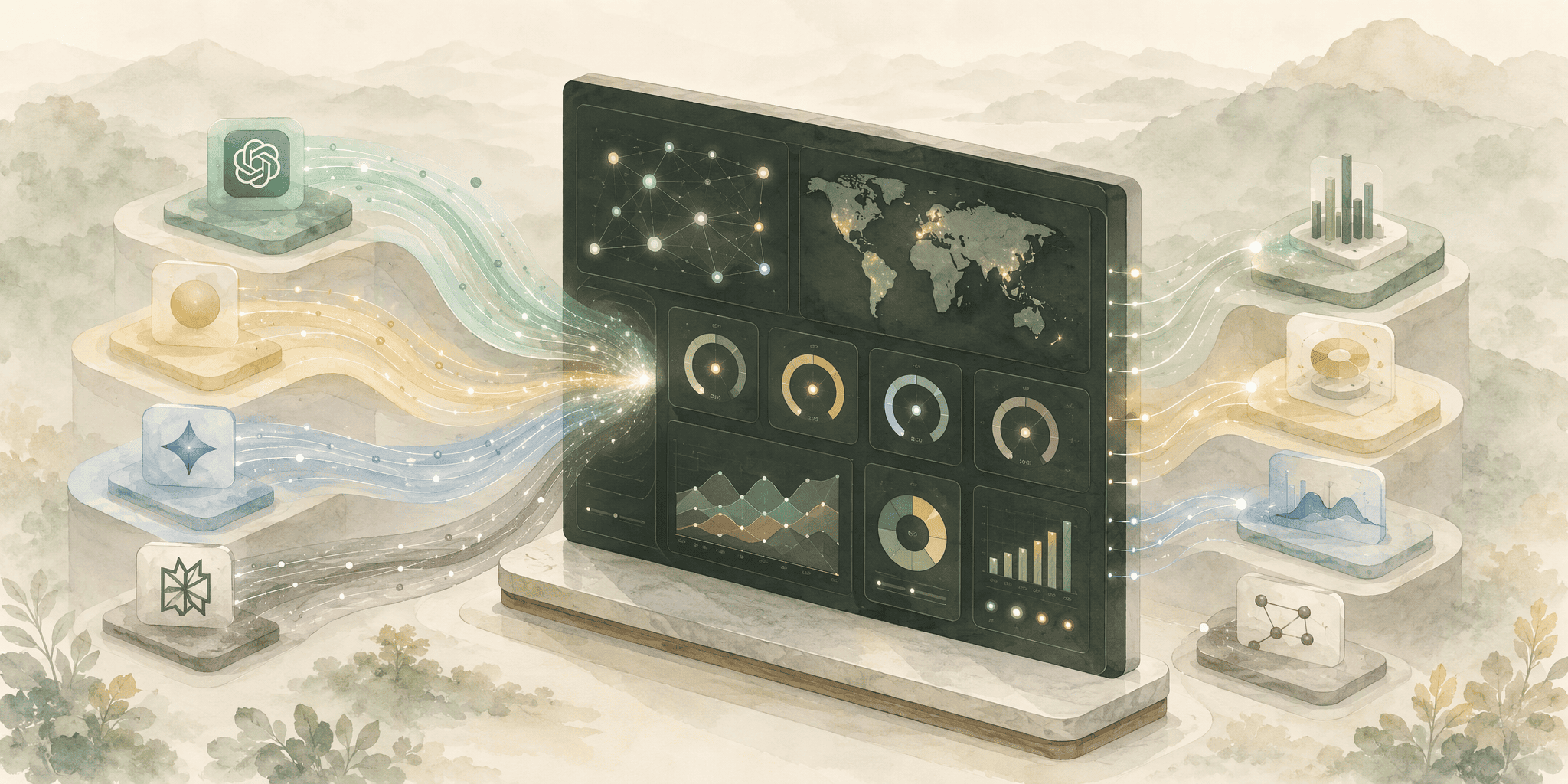 Illustration for 1. Siftly, Actionable AI brand visibility across the full answer engine landscape