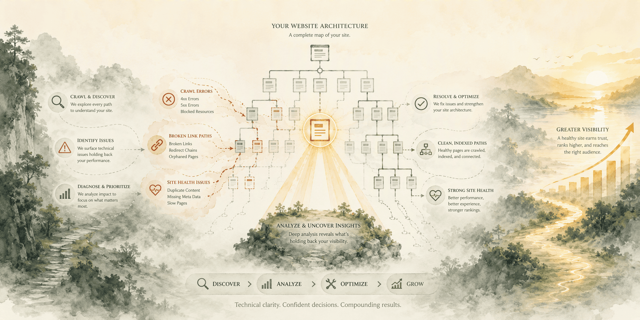 Illustration for 4. Ahrefs: The Technical Backbone for B2B Content Auditing