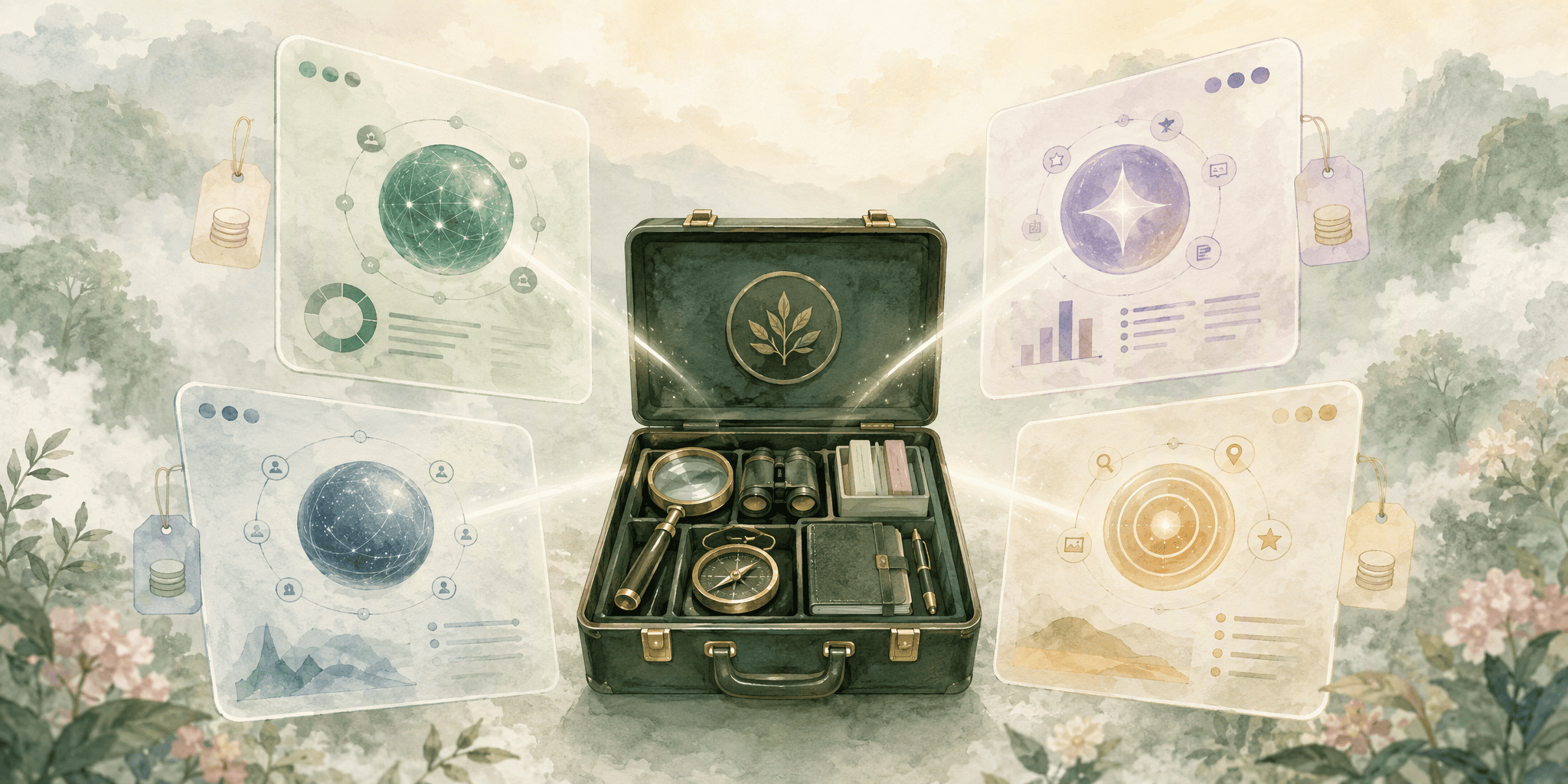 Illustration for Step 2: Build Your Competitor Intelligence Toolkit, Tools, Pricing, and Features