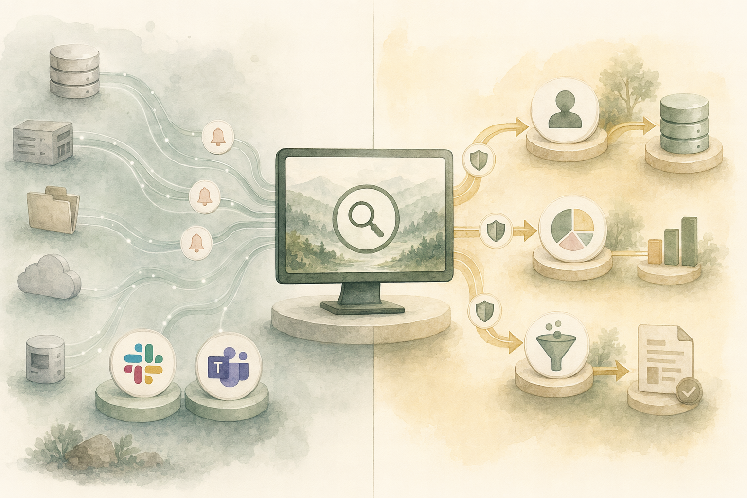 Illustration for: Integration and Alert Systems: How Tools Enable Cross-Functional Workflows