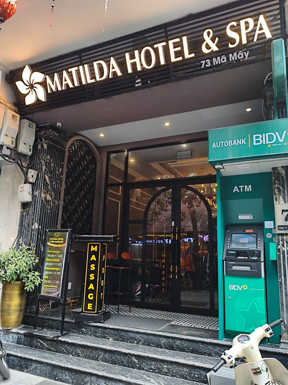 Exterior of Khách Sạn Và Spa Matilda Boutique