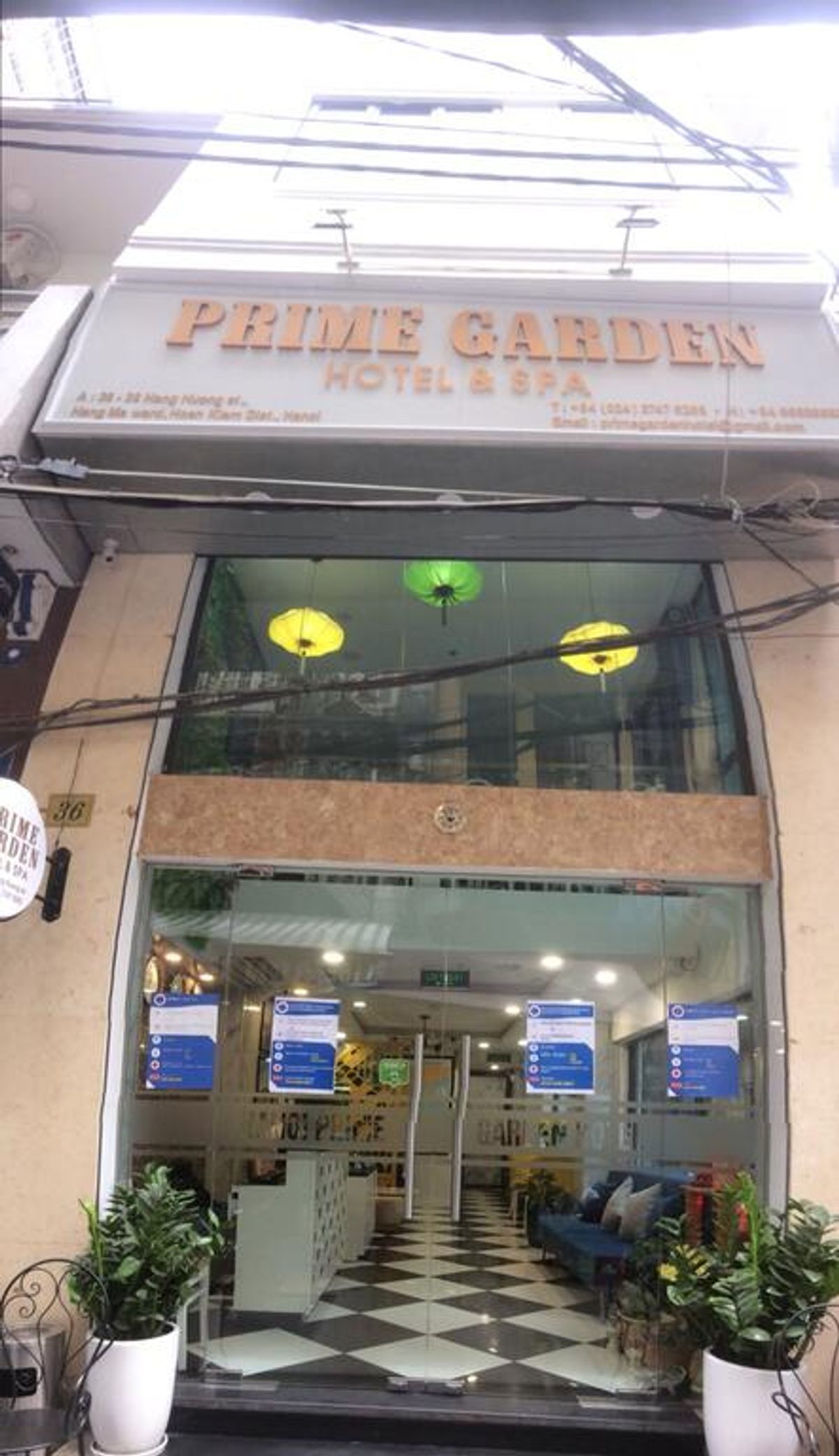 Exterior of Hanoi Prime Center Hotel