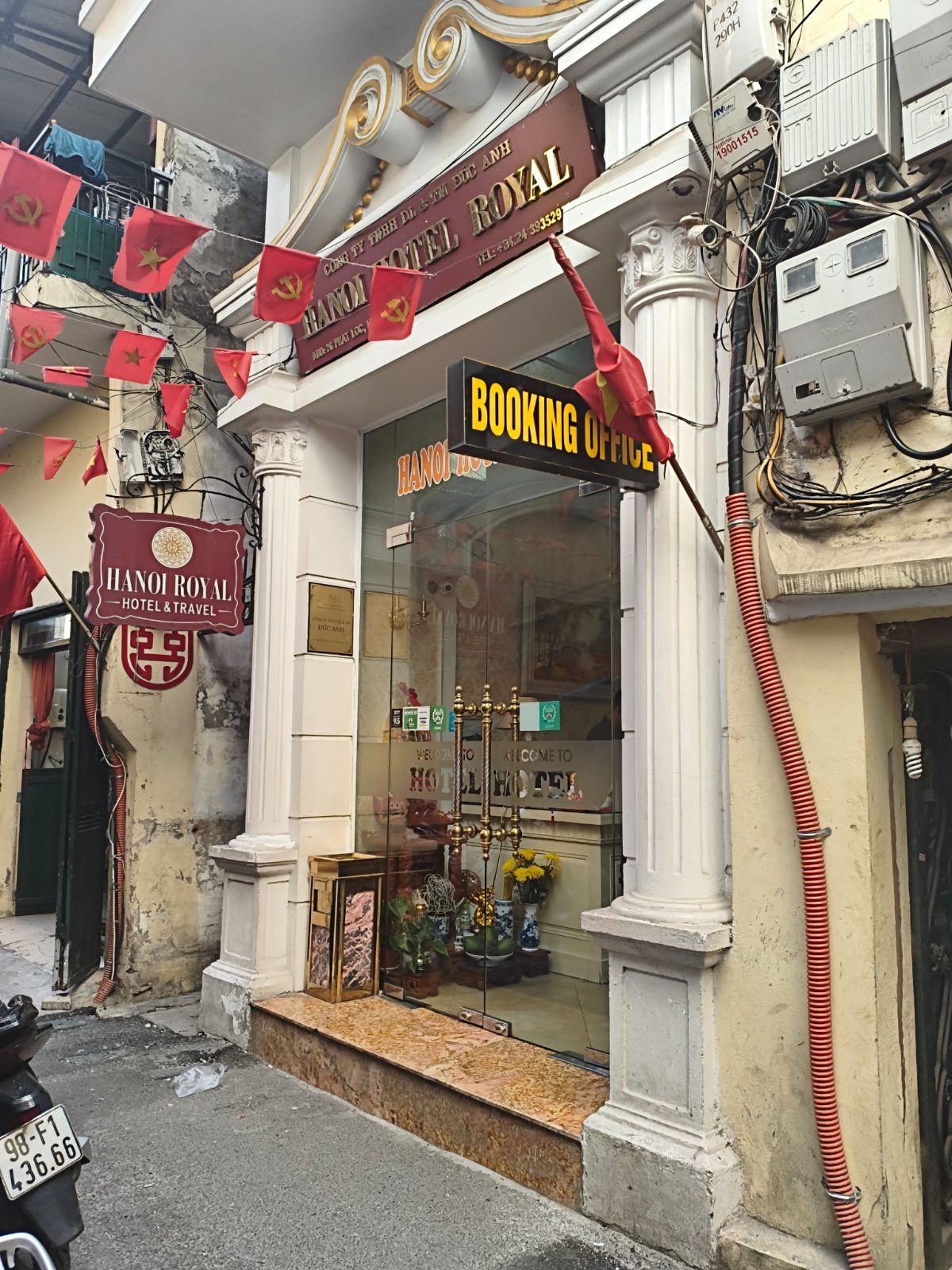 Exterior of Hanoi Hotel Royal