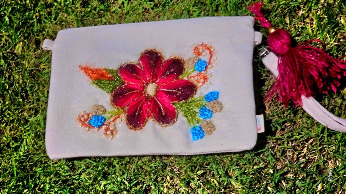 شنطة - ورود 2 — Clutch - Flowery 2 (5)