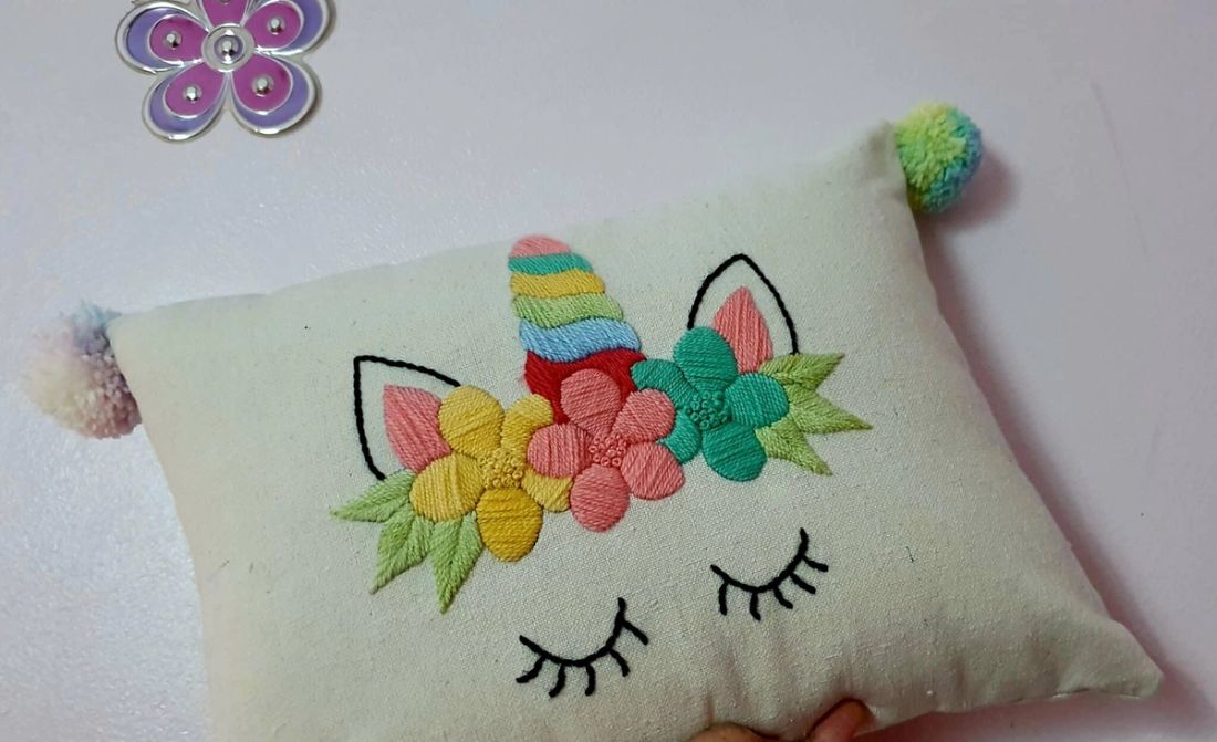 وسادة — وحيد القرن نايم — Cushion - Sleepy Unicorn (2)