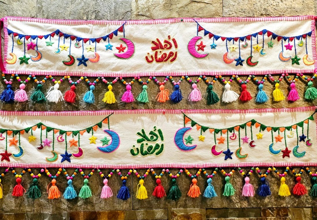 فرع زينة — رمضان خرز وخشب — Decor Branch — Ramadan Beads & Wood (5)