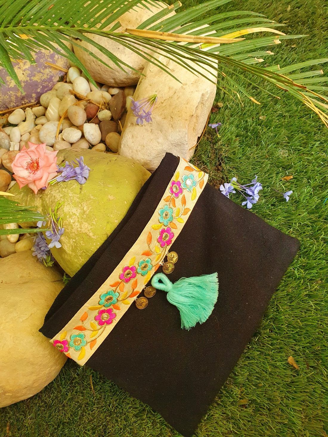 شنطة — أسود ذهبي — Clutch — Golden Black (4)