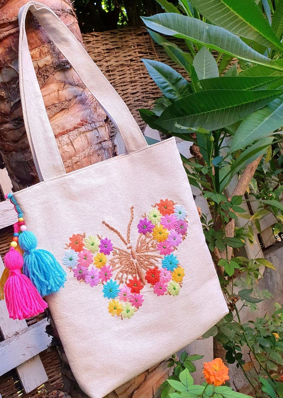 شنطة — فراشة — Tote Bag — Butterfly (3)