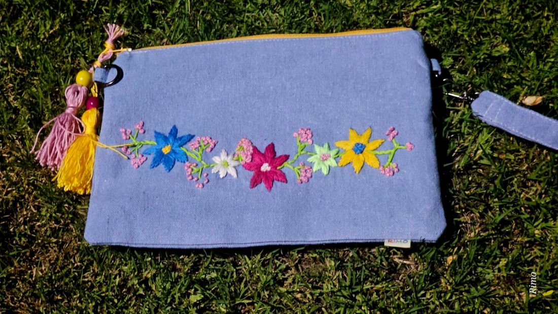 شنطة - ورود 2 — Clutch - Flowery 2 (2)