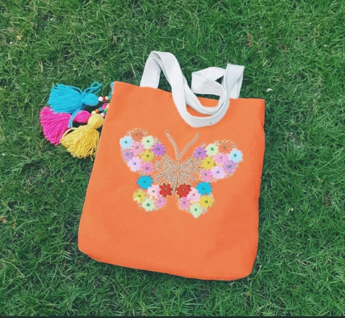 شنطة — فراشة — Tote Bag — Butterfly (5)
