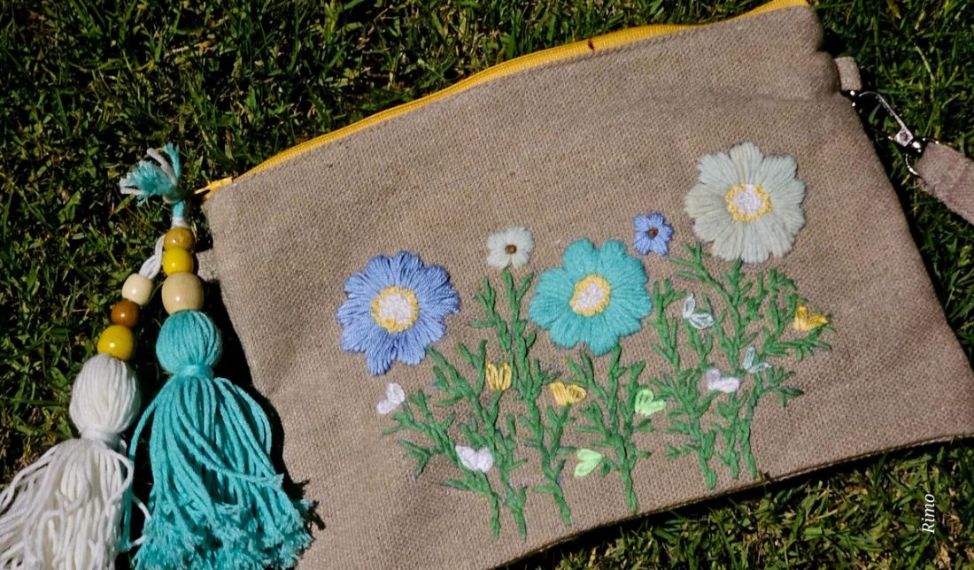شنطة - ورود 2 — Clutch - Flowery 2 (4)