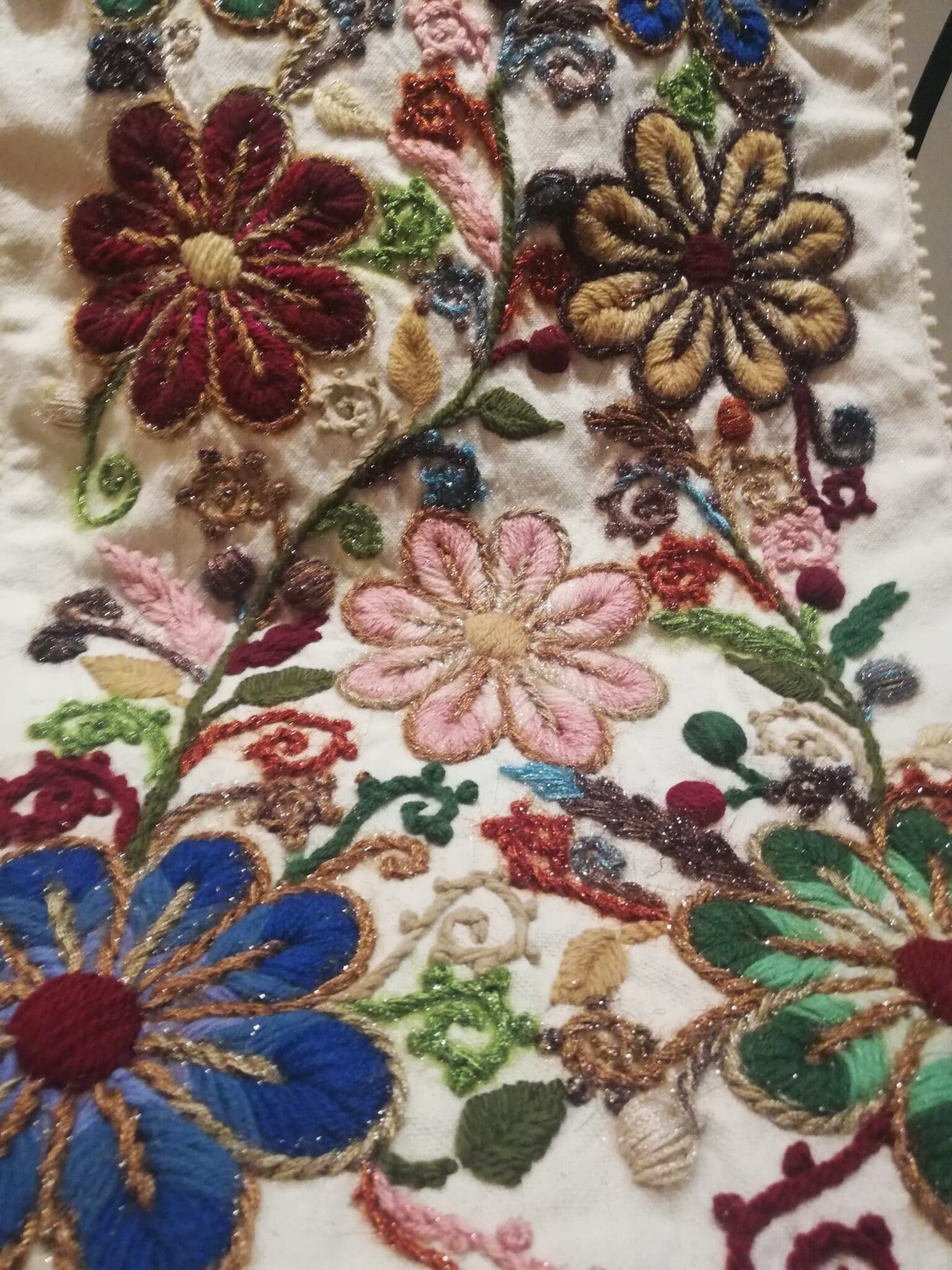 مفرش طويل - 10 وردات — Runner Long — 10 Flowers