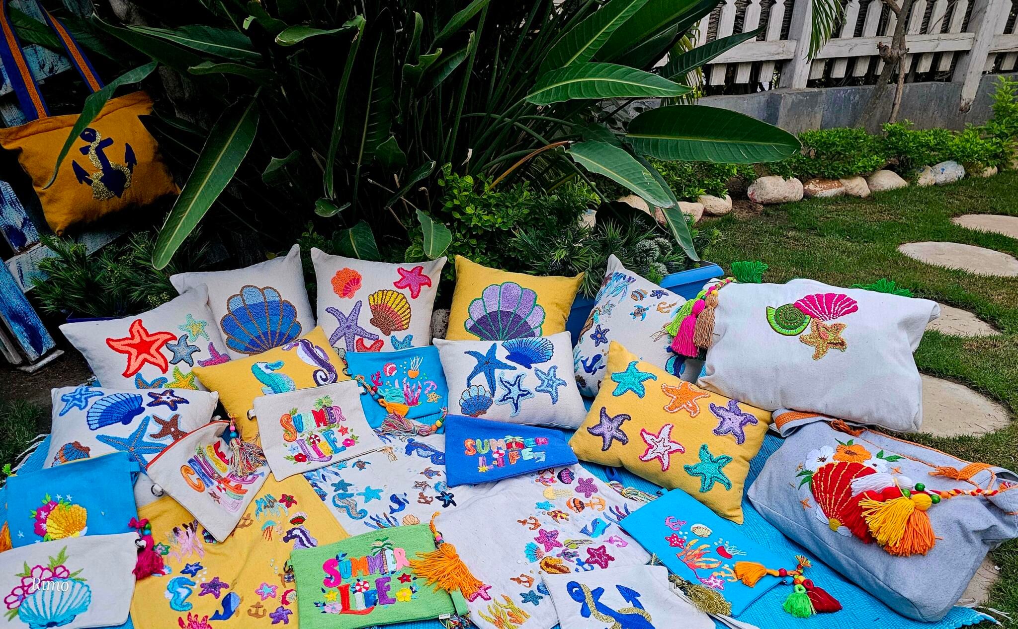 وسادة — Yellow Summer Collection Square — Cushion — Yellow Summer Collection Square