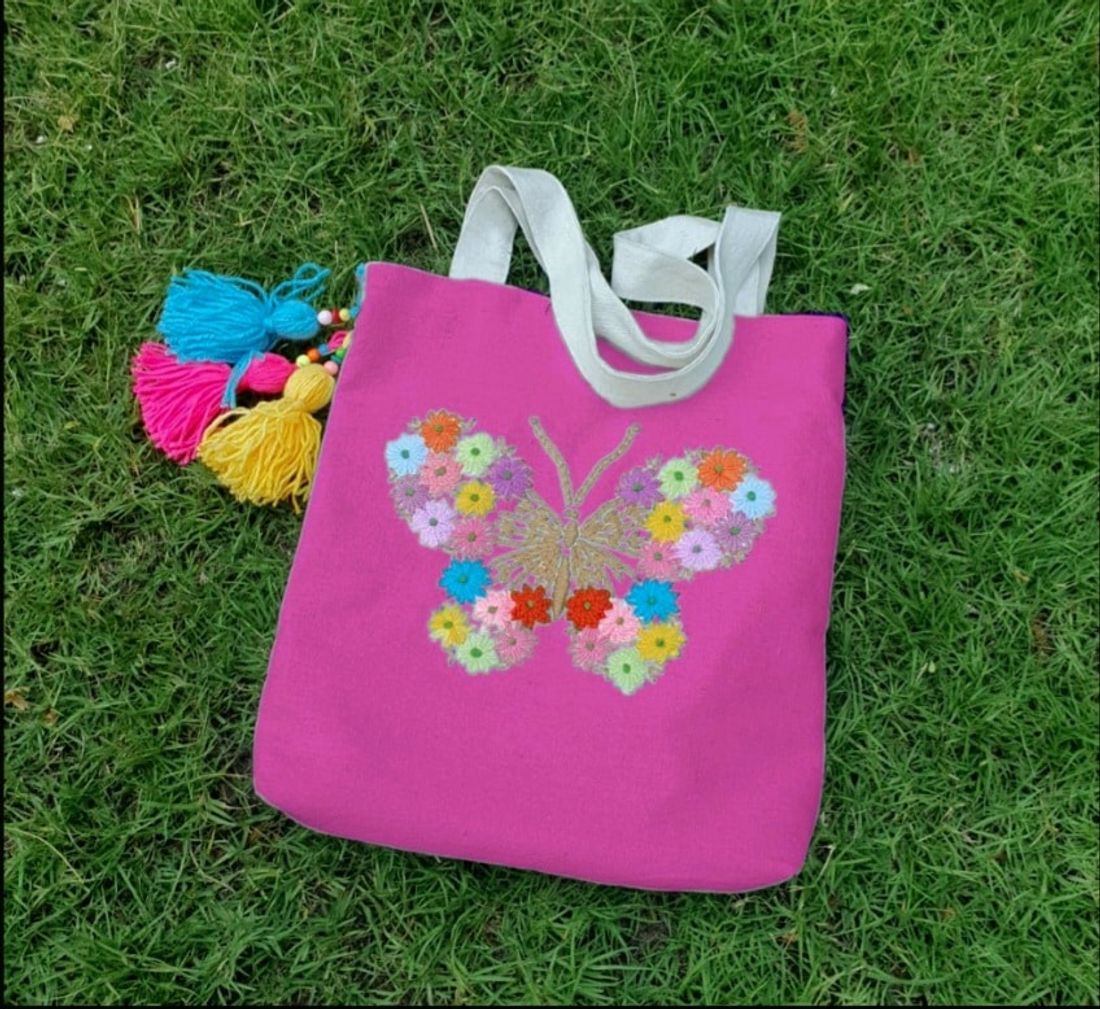 شنطة — فراشة — Tote Bag — Butterfly (6)