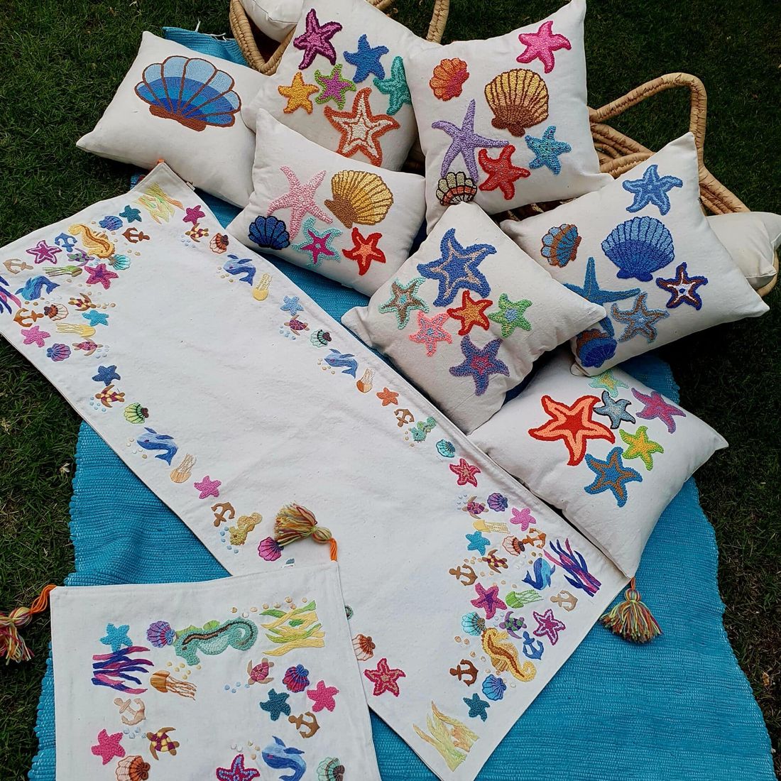 وسادة — Bright Colors Beach Collection — Cushion — Bright Colors Beach Collection (5)