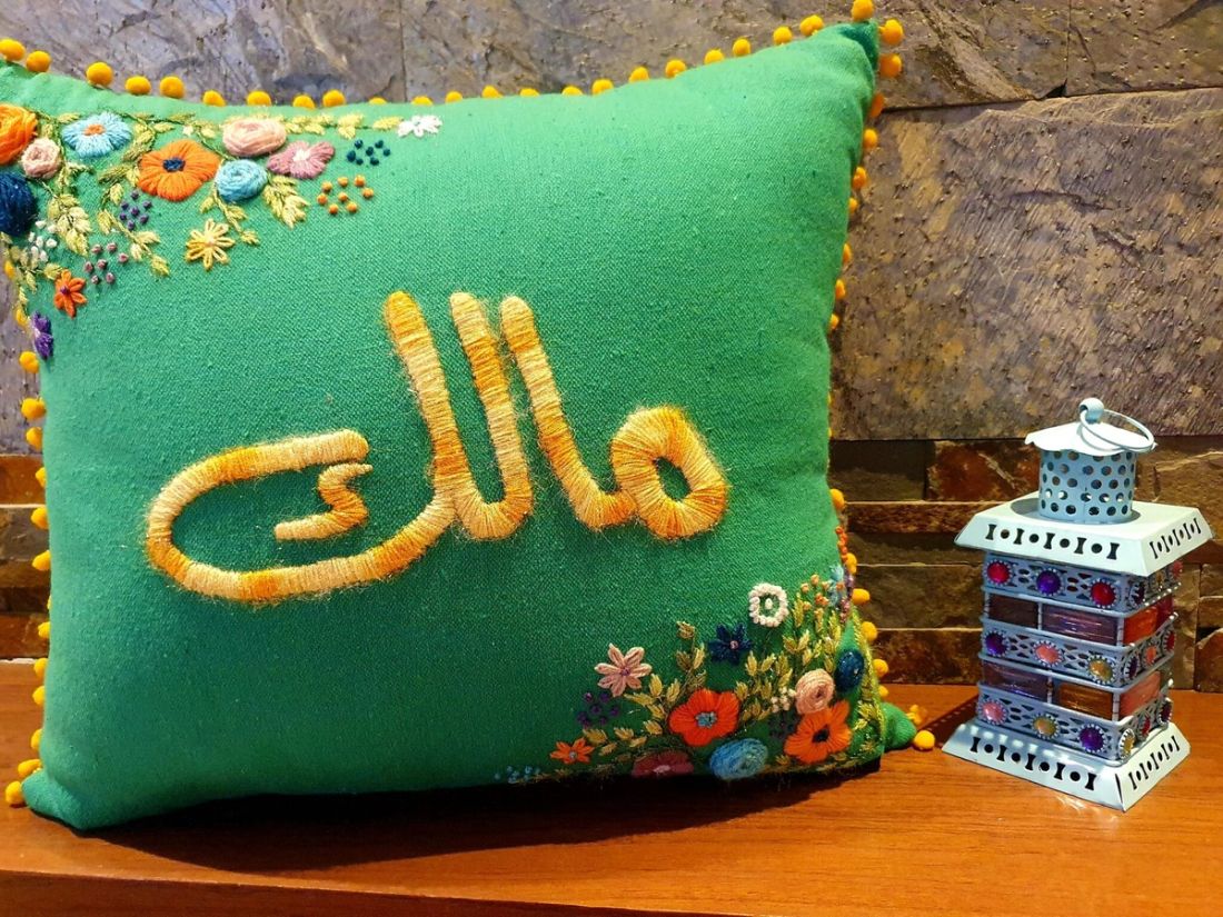 وسادة — Malik Green — Cushion — Malik Green (1)