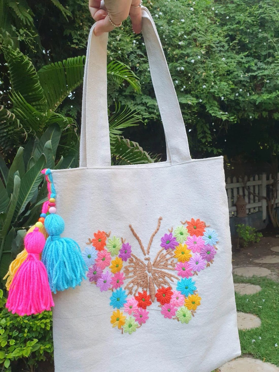 شنطة — فراشة — Tote Bag — Butterfly (2)