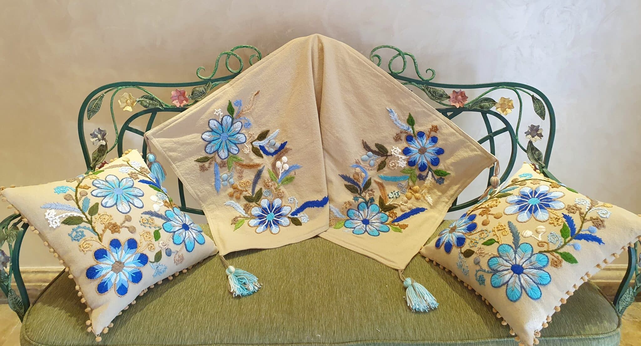 مفرش — Beig & Blue — Runner — Beig & Blue