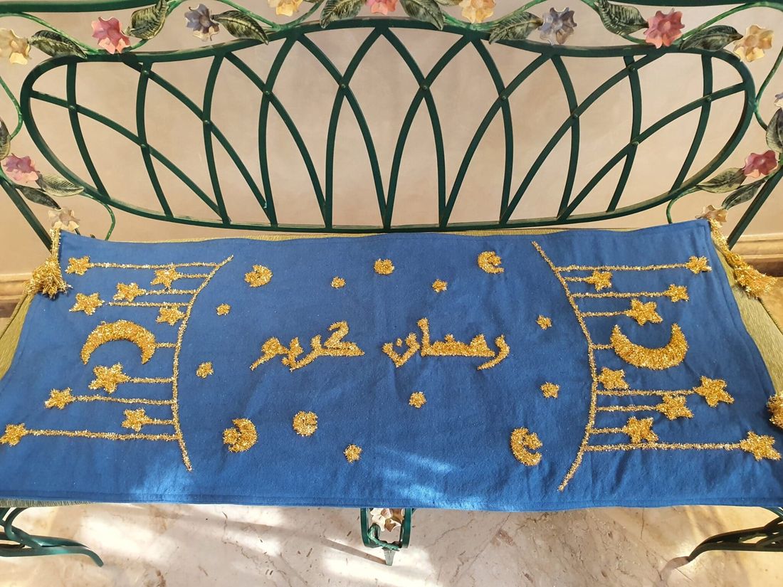 وسادة — Ramadan Stars Royal Blue — Cushion — Ramadan Stars Royal Blue (4)
