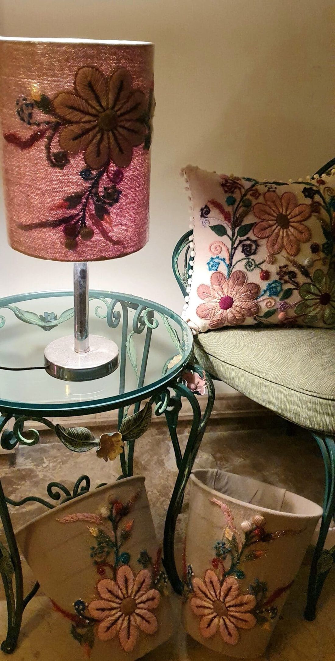 أباجورة — بيج كلاسيك — Side Lamp — Beige Classic (3)