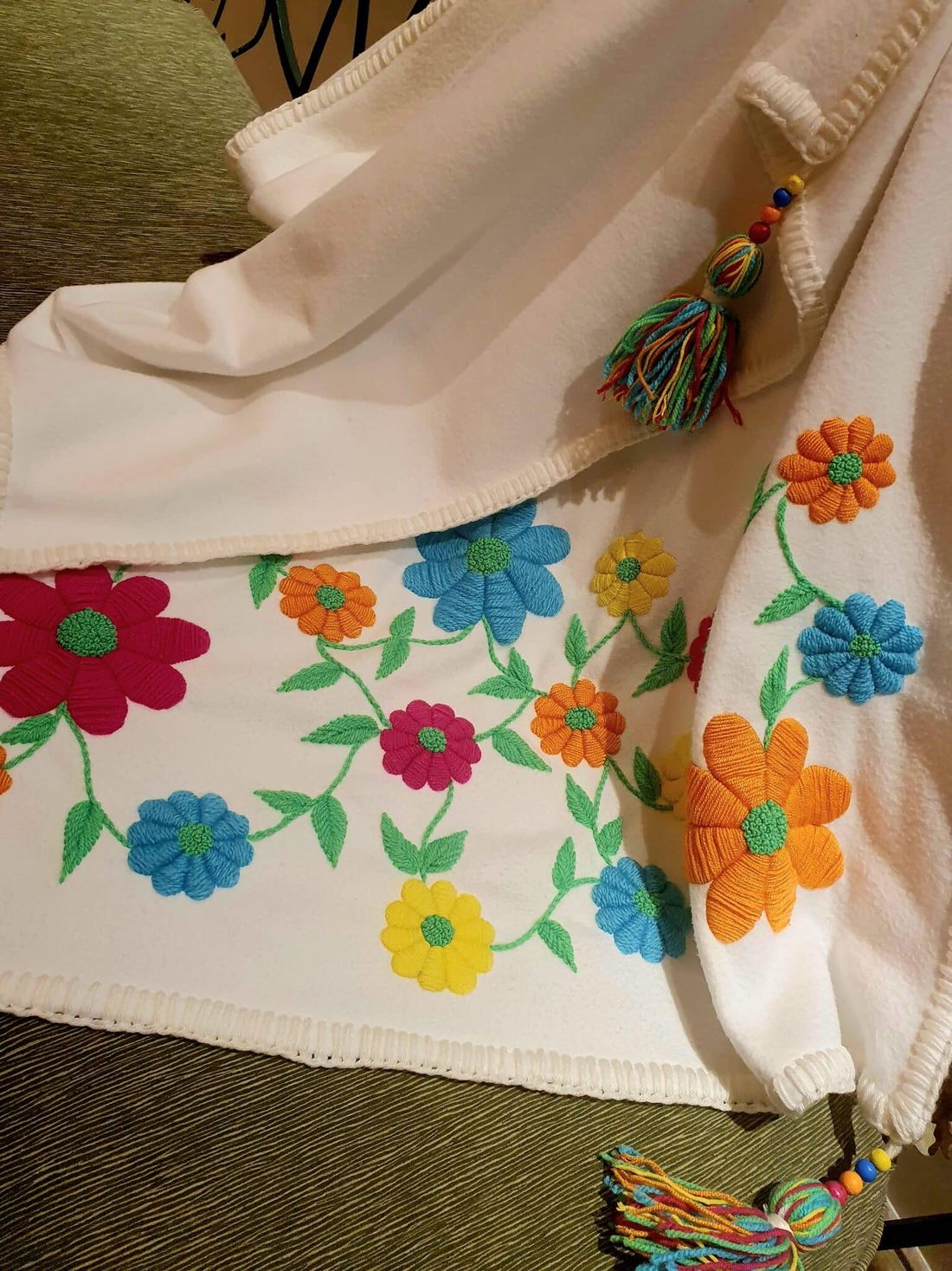 شال شتوي — صن شاين كلاسيك — Shawl — Winter Sun Shine Classic (2)