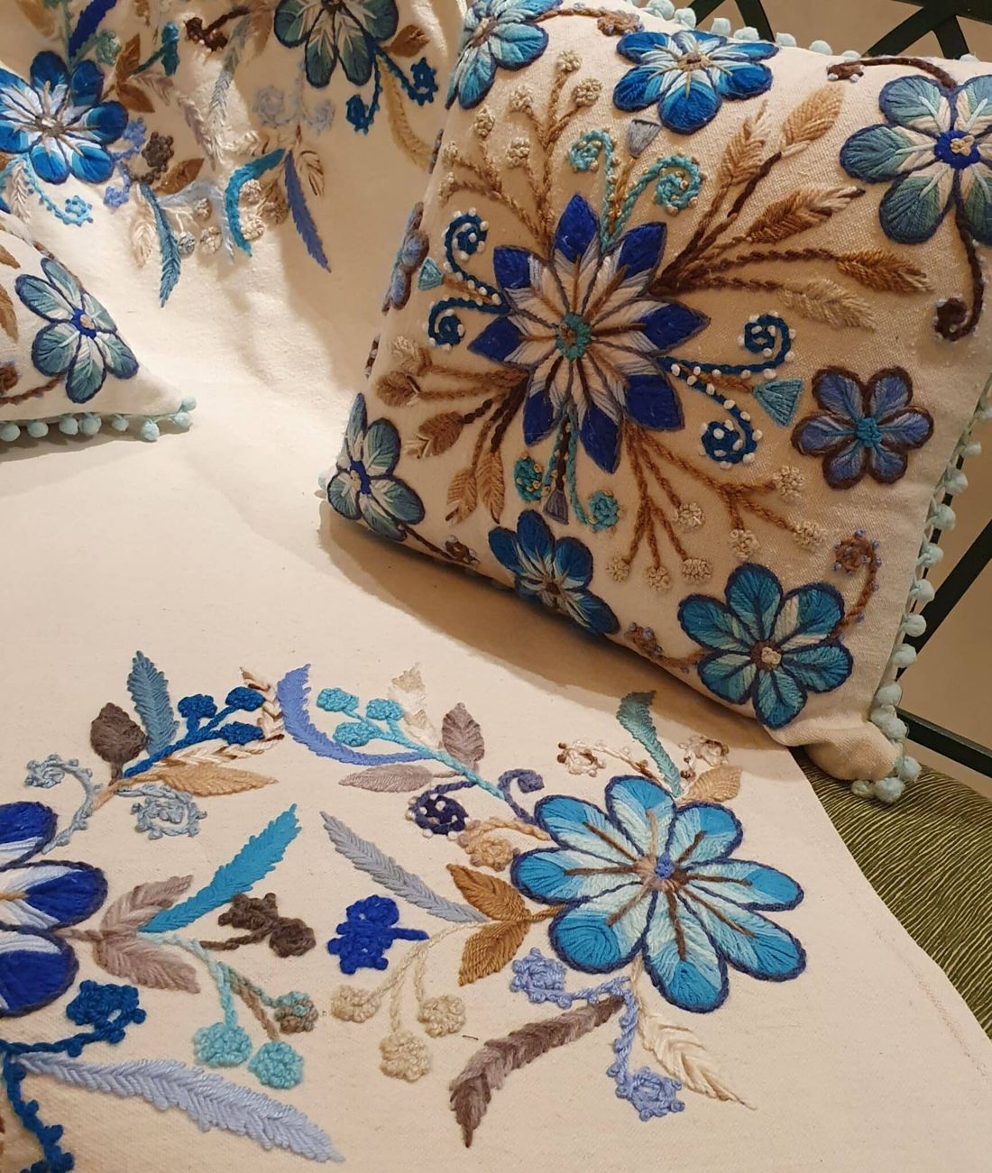 وسادة — Brazilian Blue Off-White — Cushion — Brazilian Blue Off-White (4)