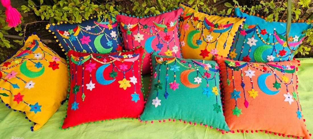 وسادة — Colorful Zenet Ramadan — Cushion — Colorful Zenet Ramadan (2)