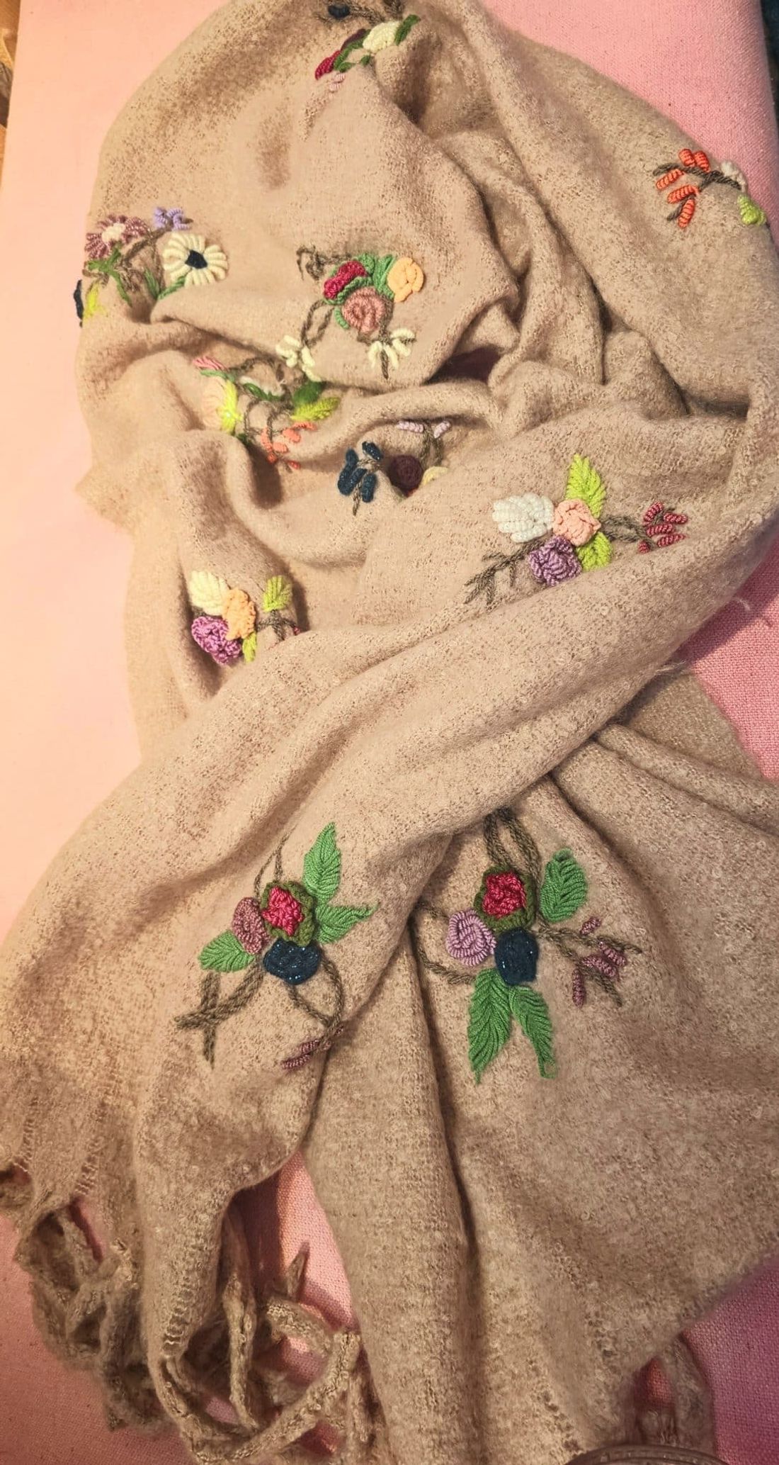 شال — Random Fairy Flowers — Shawl — Random Fairy Flowers (1)