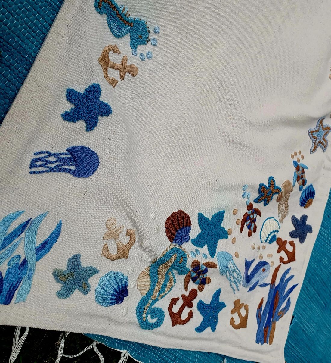 وسادة — Beach House Blue Collection — Cushion — Beach House Blue Collection (5)