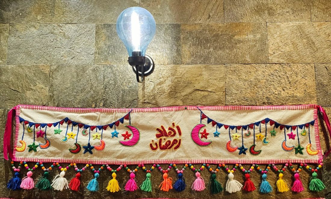 فرع زينة — رمضان خرز وخشب — Decor Branch — Ramadan Beads & Wood (6)