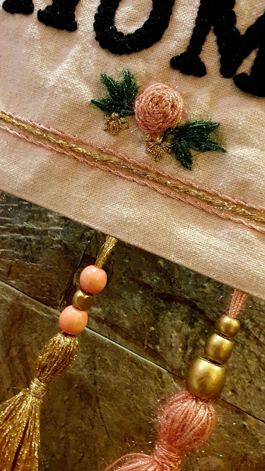 Rose Gold Welcome Home Hanging — Rose Gold Welcome Home Hanging (4)